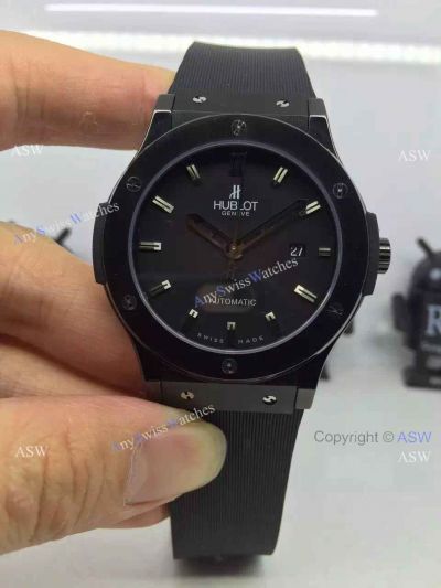 Swiss Copy Hublot Geneve Big bang Watch All Black